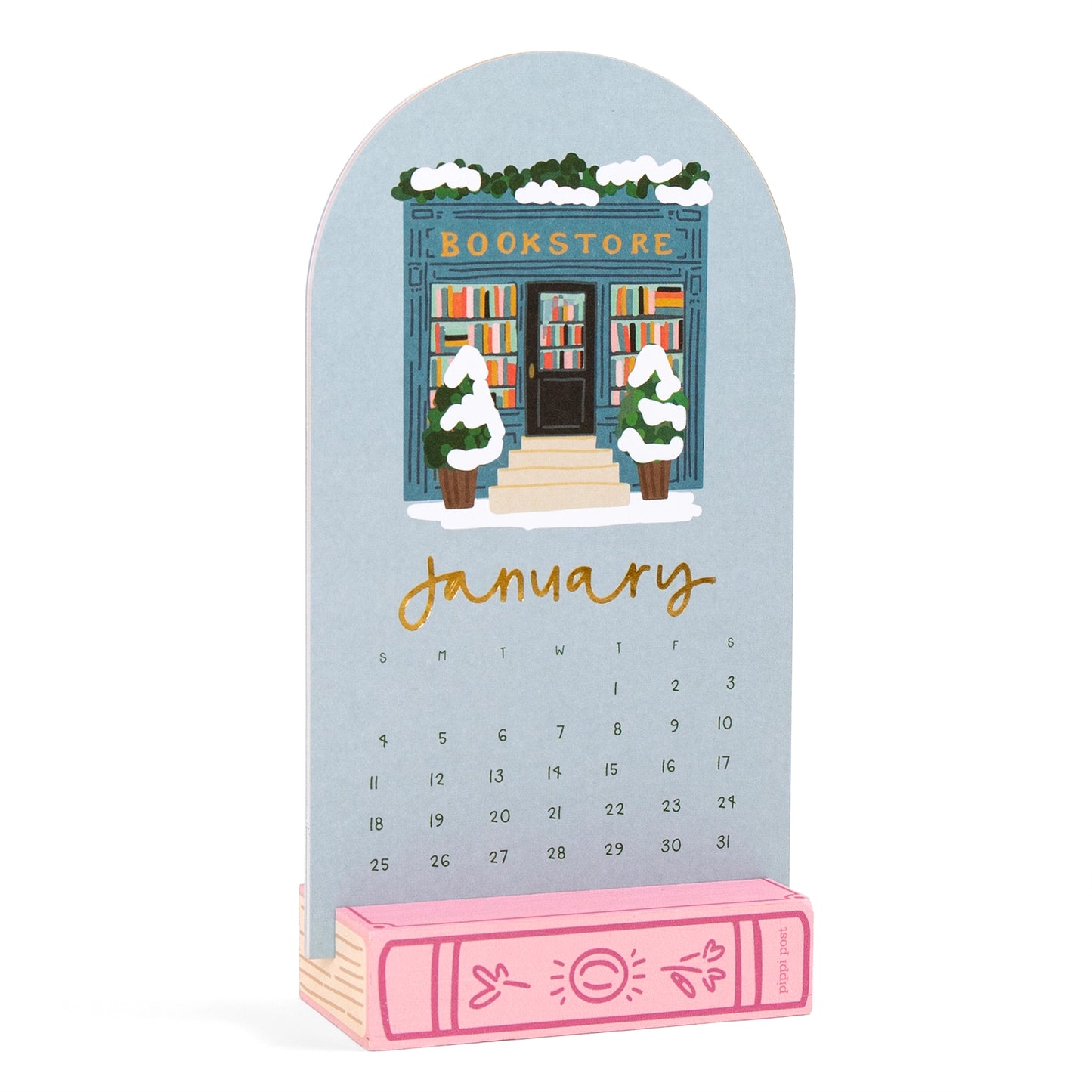 Book Lovers 2026 Mini Desk Calendar