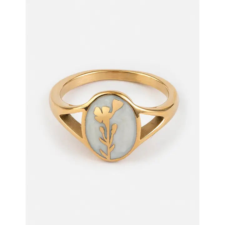 Wildflower Gold Ring