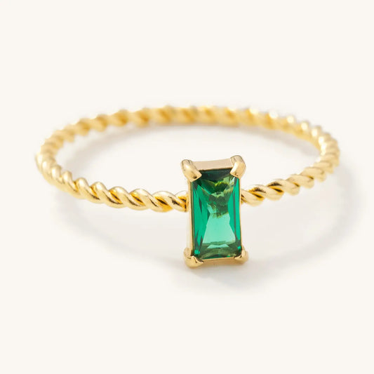 Emerald Gold Ring