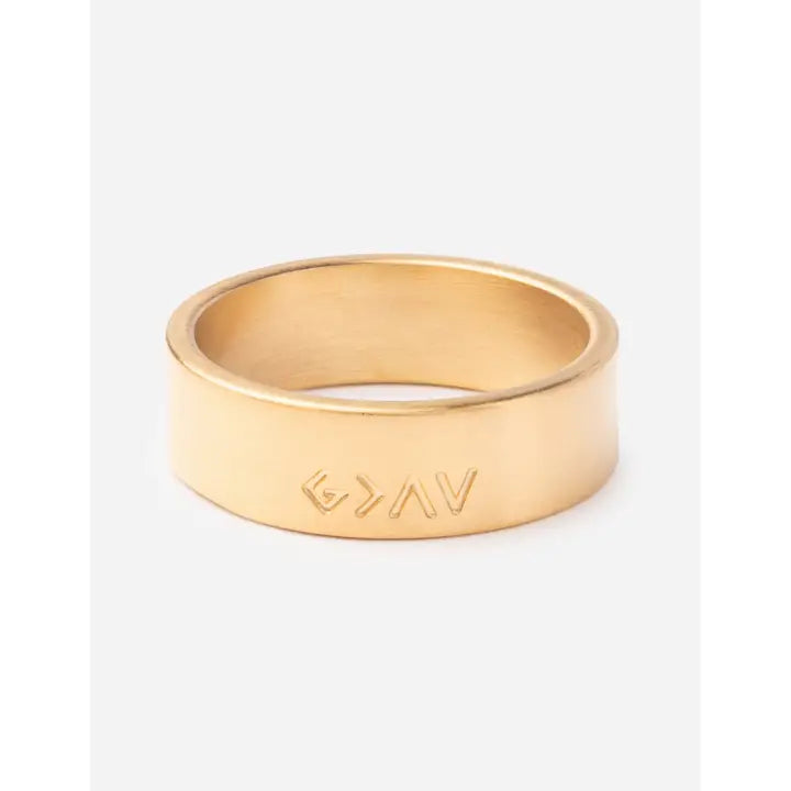 Highs and Lows Gold Ring